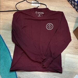 Sand Cloud Maroon Long Sleeve Tee